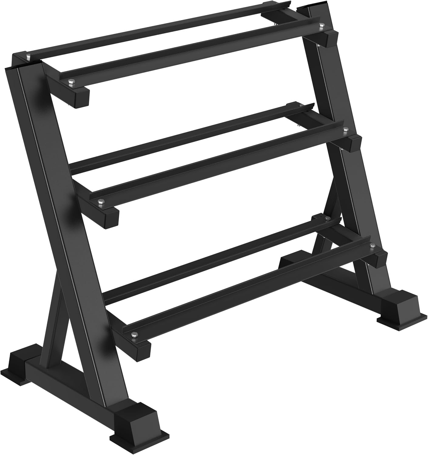 Home Gym Rack - Усиленная трехъярусная стойка для гантелей, коммерческий