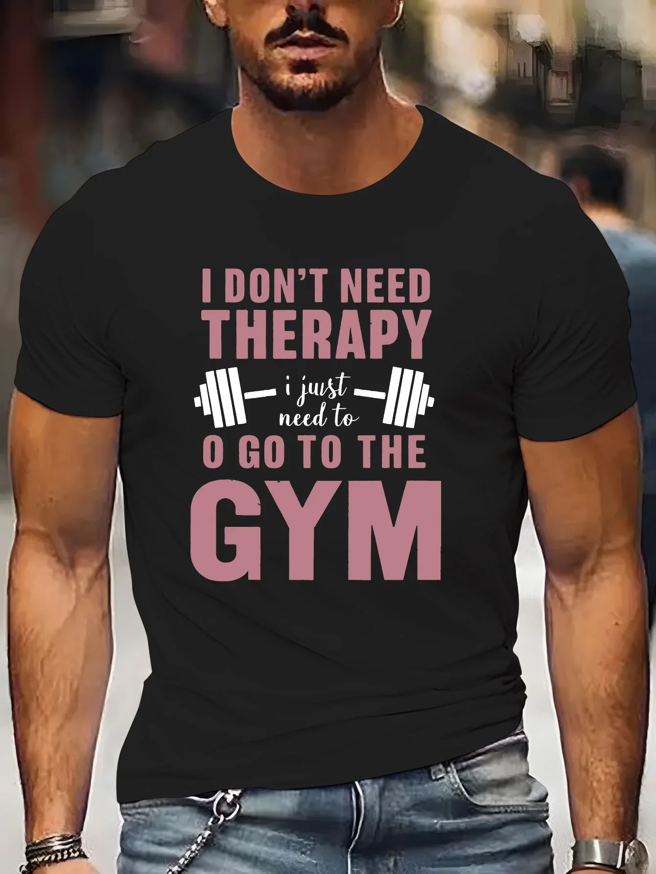 Home Gym Quotes - Мужская черная футболка с забавной надписью