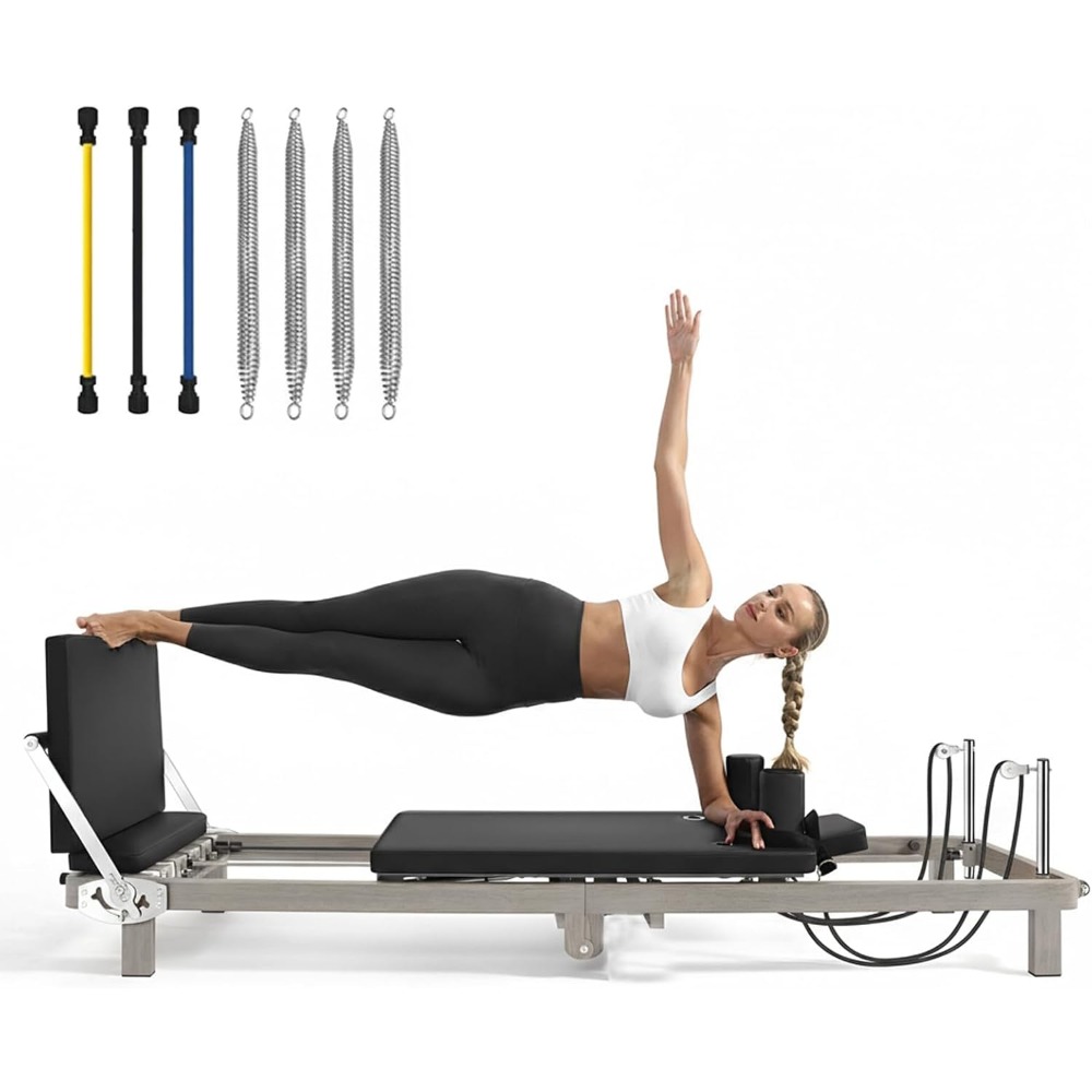 Home Gym Resistance - Складной пилатес-реформер 75 дюймов - домашний