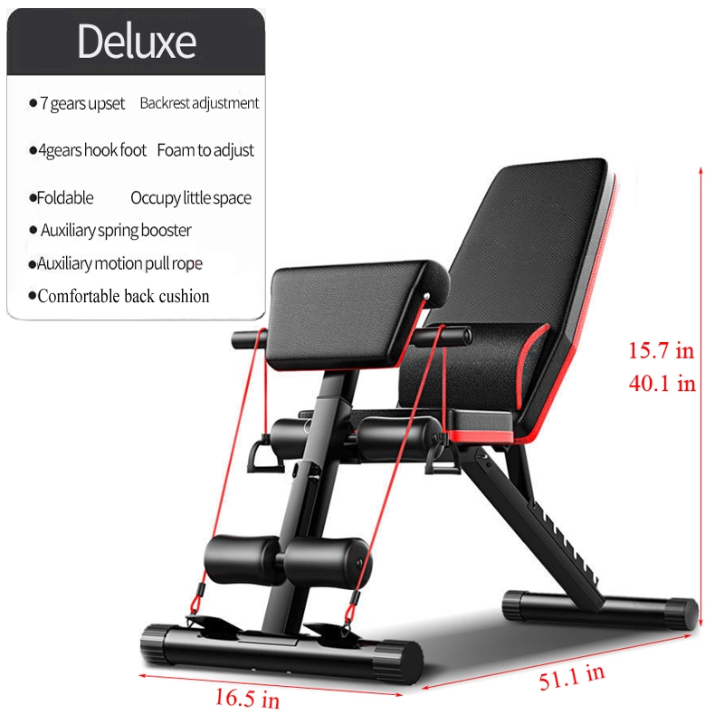 Home Gym Set - Популярный домашний тренажер: регулируемая складная скамья
