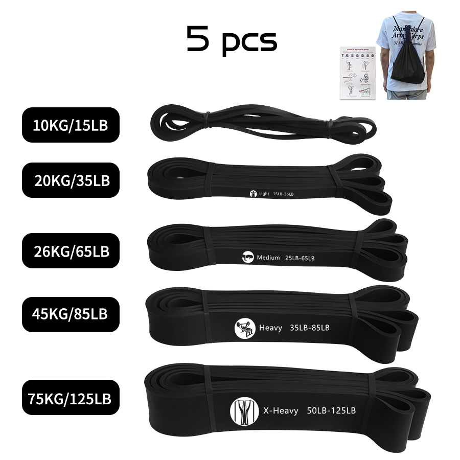 Resistance Band Heavy - Эластичная лента для фитнеса, спорта, подтягиваний,