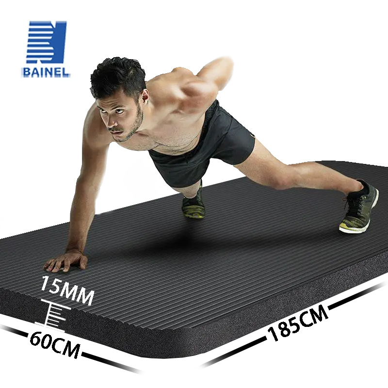 Home Gym Floor - Нескользящий сверхтолстый Коврик для йоги 15