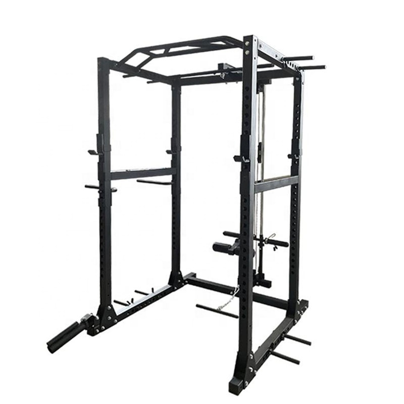 Squat Rack Power - Коммерческий силовой тренажер-клетка с кроссоверной системой