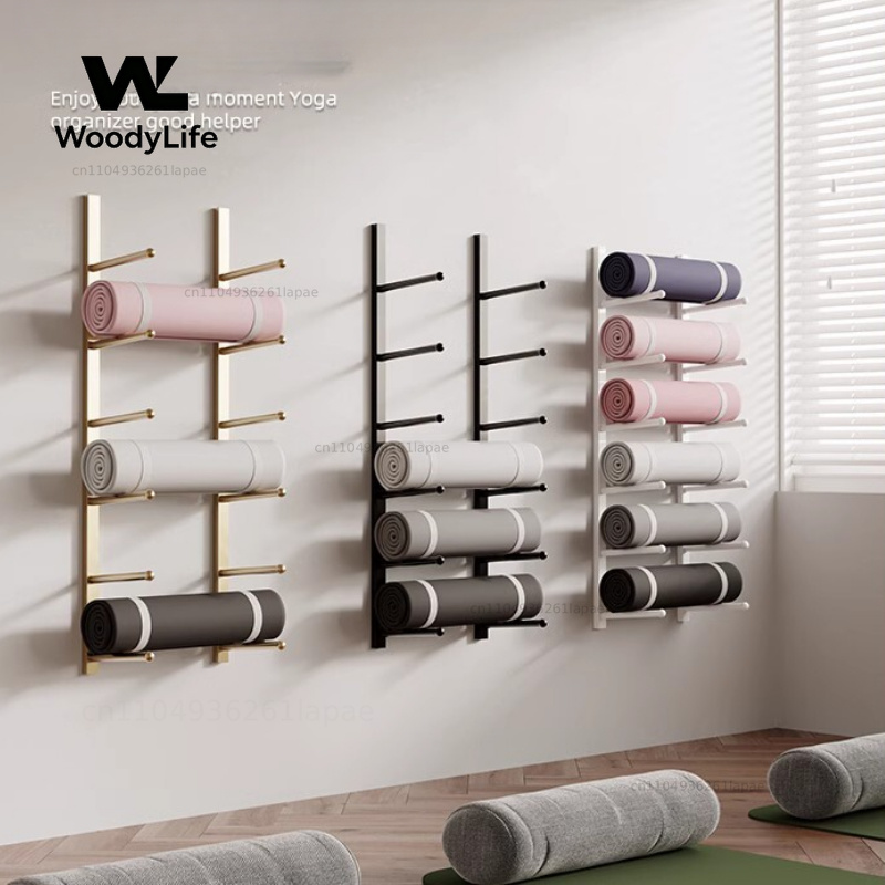 Настенная стойка для студии: в – обзор и цена Home Gym Yoga Mat Storage