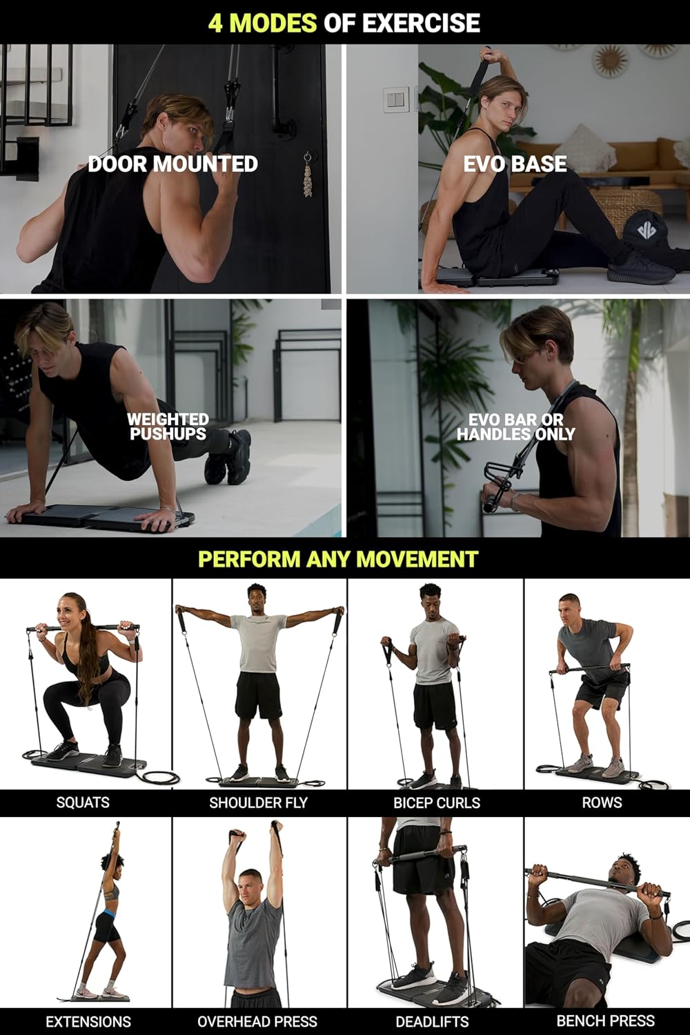 Универсальный портативный дома – обзор и цена Home Gym Resistance