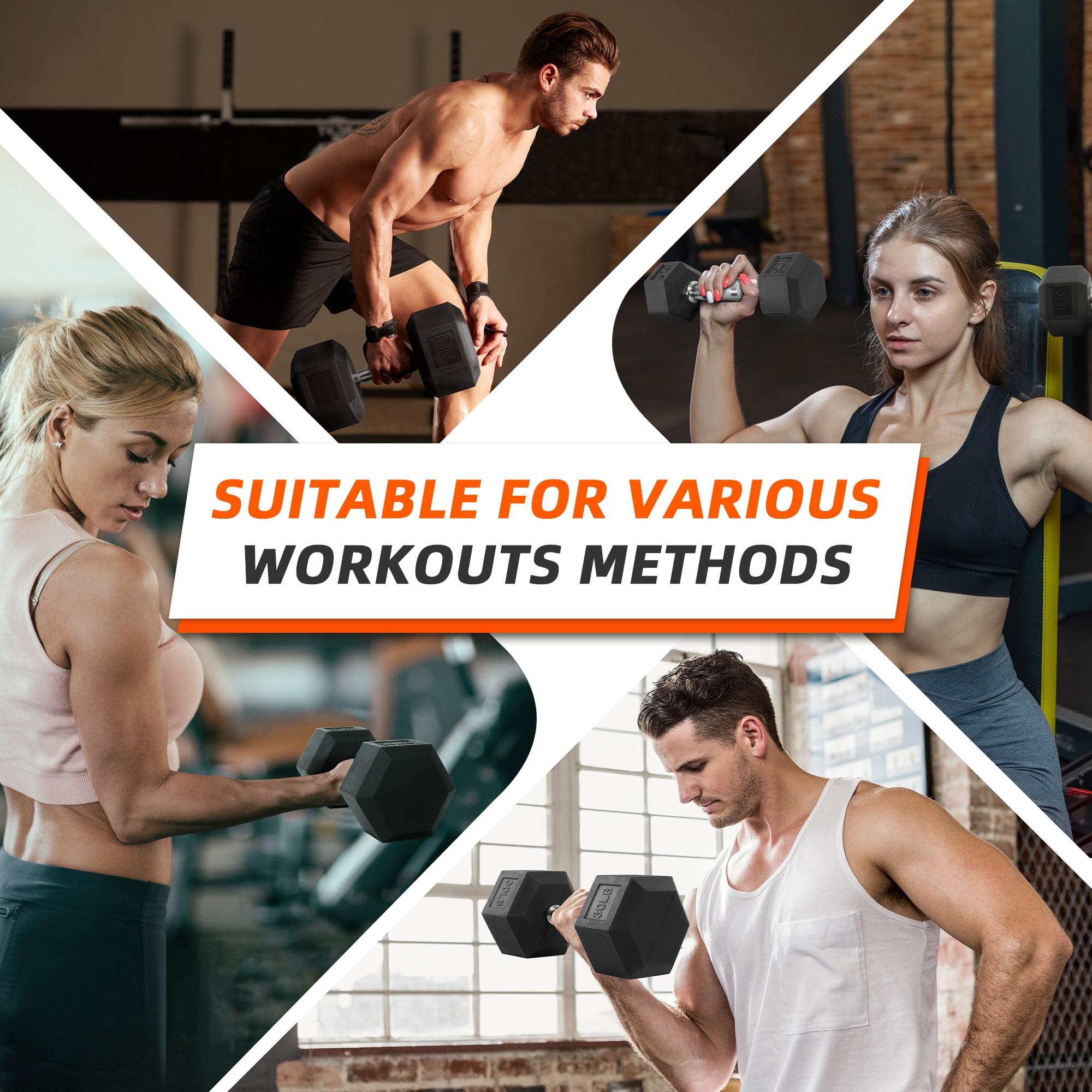 Гантель с резиновым покрытием, – обзор и цена Home Gym Necessities