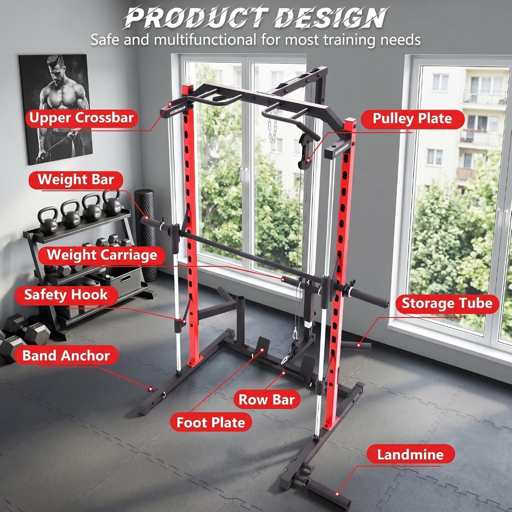Многофункциональный силовой ко – обзор и цена Home Gym Smith