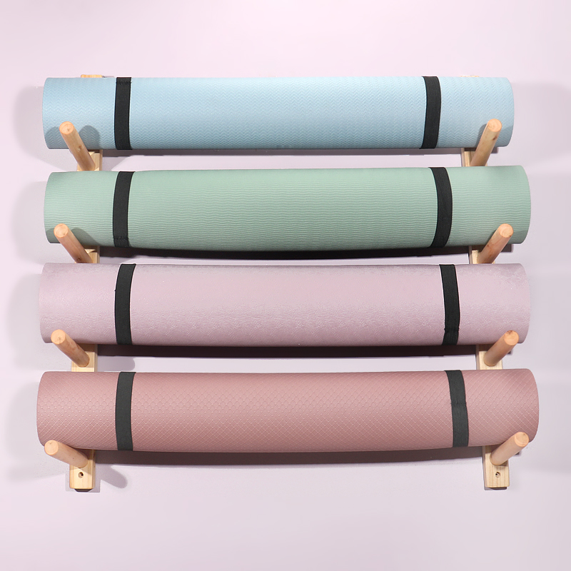 Деревянный держатель коврика д – обзор и цена Home Gym Yoga Mat Storage