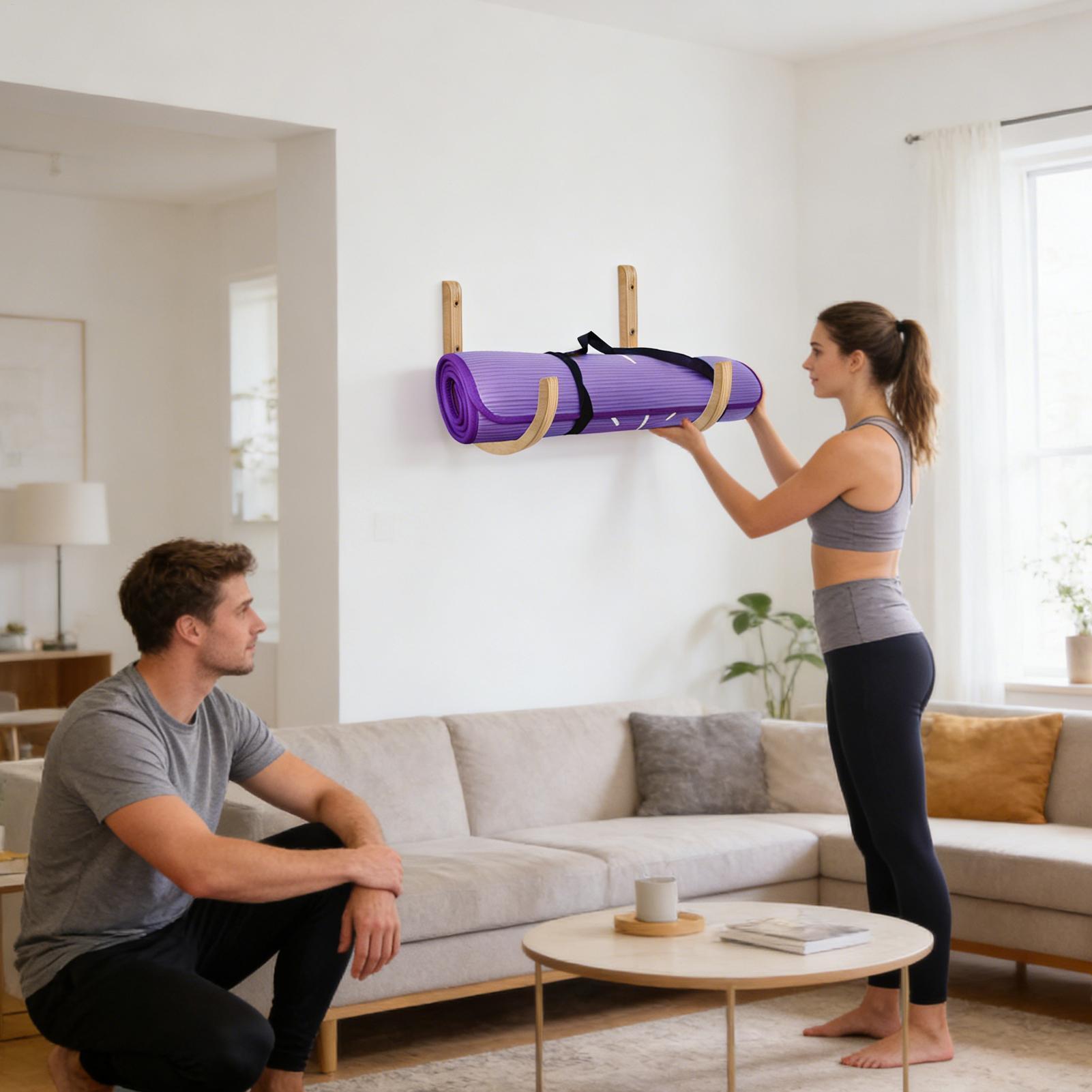 Держатель для ковриков для йог – обзор и цена Home Gym Yoga Mat Storage