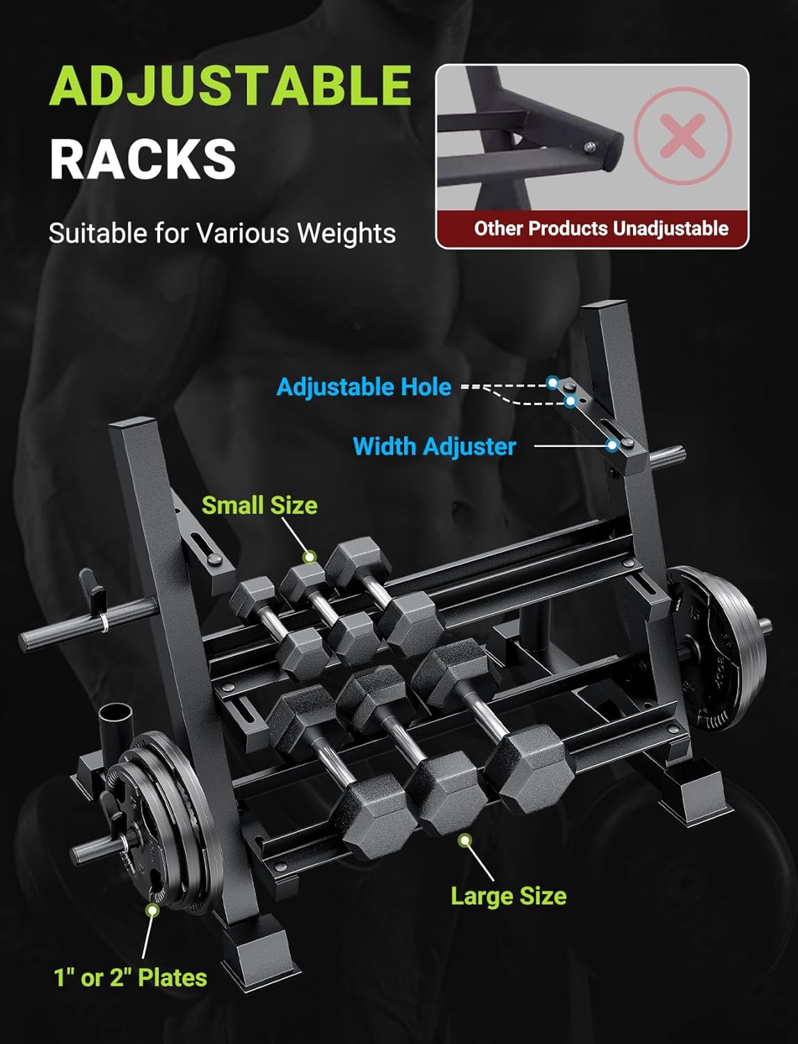 Стойка для гантелей для домашн – обзор и цена Home Gym Rack