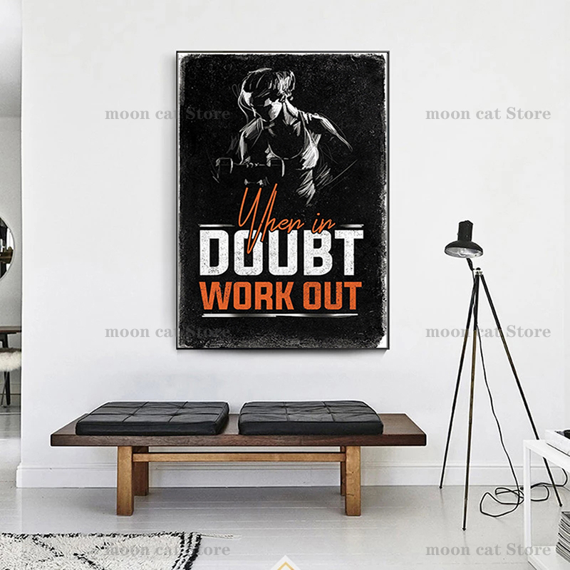 Спортивный постер для фитнеса, – обзор и цена Home Gym Quotes